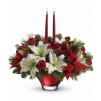 Crimson Glow Centerpiece 